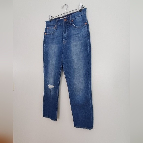 Madewell The perfect vintage crop Jean medium wash size 26 - Picture 5 of 11